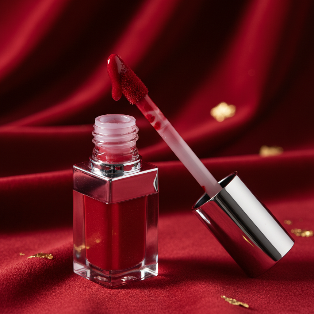 Red Square Glass Lip Gloss